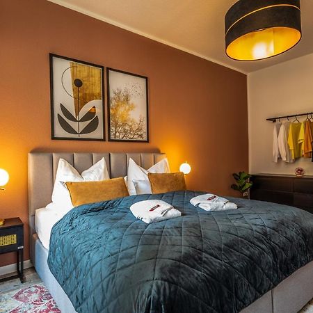 Maremar - Design Apartment - Luxus Boxspringbett - Zentral - Kueche - Arbeitsplatz - Highspeed Wlan Гера Екстер'єр фото