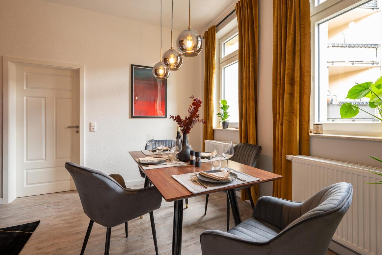 Maremar - Design Apartment - Luxus Boxspringbett - Zentral - Kueche - Arbeitsplatz - Highspeed Wlan Гера Екстер'єр фото